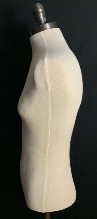 Female Mannequin Dress Form Vintage JCPenney Display Cast Iron Base 5