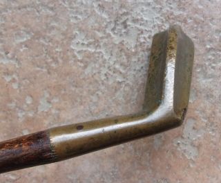 Antique Vintage Rare Macgregor Model 20 1/2 Brass Hickory Wood Shaft Golf Putter 8