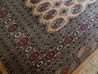 X Large John Lewis Handknotted Bokhara Wool Rug 3x2m Oriental HANDMADE CARPET 4