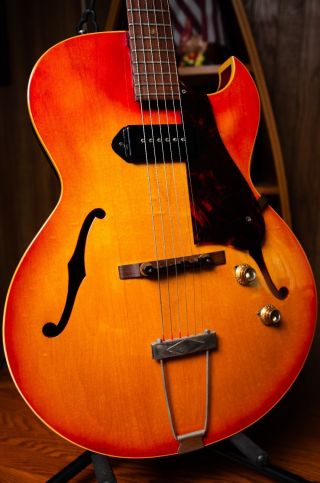 1959 Gibson Vintage Guitar Es 125tc Cherry Sunburst