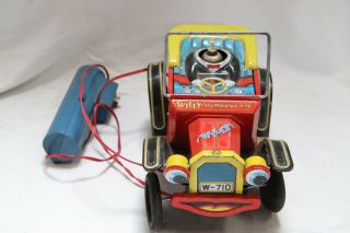 Vintage Willy The Walking Car Tin Plate Car.  Parts.