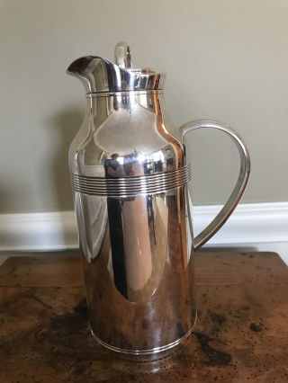 Vintage Christofle Silver Plated Insulated Thermos