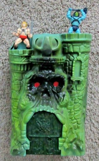 Masters Of The Universe Vintage Clock Motu He - Man Skeletor Castle Grayskull