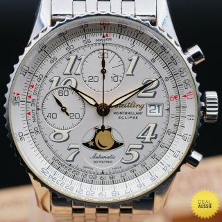 Authentic Rare Breitling Montbrilliant Moonphase Ref A43030,  Br_848241