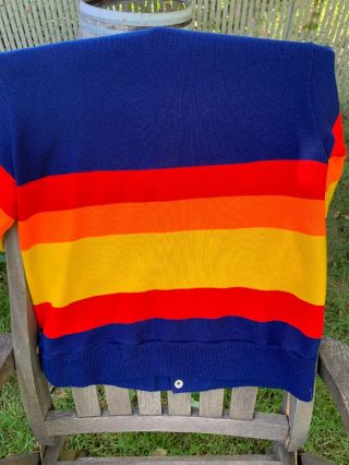 Vintage Houston Astros Mlb Sweater Not Repoduction Sand - nit Tag 38 Size 4