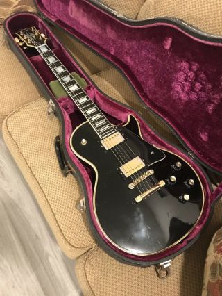 1973 Gibson Les Paul Custom Ebony Vintage