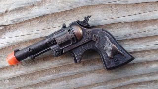 Vintage 1960s Leslie Henry Wagon Train Tex Derringer Toy Cap Gun