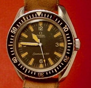 Omega 1967 Vintage Seamaster 300 Dive Watch - Model 165.  024