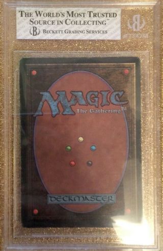 MTG Ancestral Recall Unlimited BGS Graded 7 Near - Magic the Gathering 2