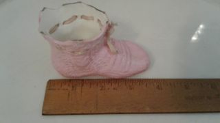 Gebruder Heubach Pink Ceramic Doll Shoe