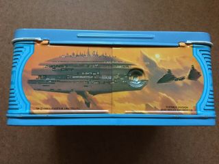 VINTAGE STAR WARS EMPIRE STRIKES BACK TIN LUNCHBOX WITH THERMOS NEAR 8