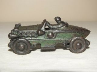 Cast Iron Toys Dent,  Hubley,  Kilgore Or A C W Race Car With Driver
