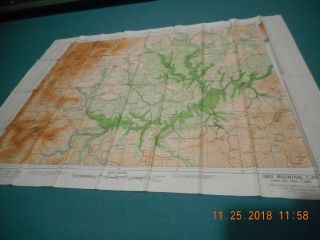 Wei River & Omi Mountain,  WWII,  Vintage,  Silk,  double sided pilot map 6