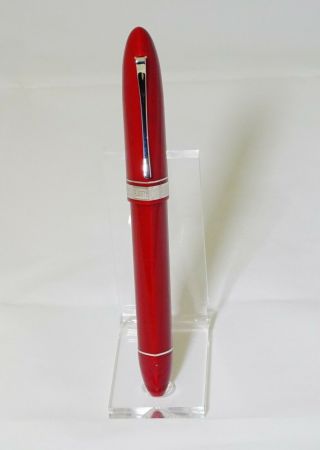 Vintage Rare Omas 360 Red Fountain Pen - Gorgeous,  Rare Color