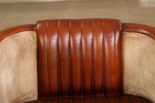 Iron Leather Sofa King Chesterfield Vintage Mid Century Leather Sofa Chair 4