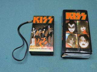 Vtg 1977 Kiss Portable Transistor Radio W/original Box