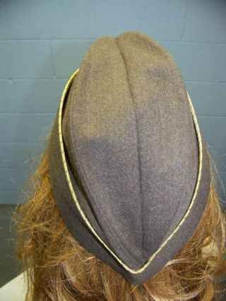 WWII U.  S.  Army WAC WAAC Womans Female Ladys Enlisted Overseas Cap 5