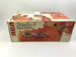 Vintage RCA Studio II Home TV Programmer with 7 Games In boxes 10