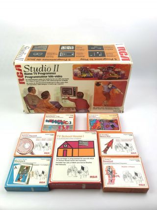 Vintage Rca Studio Ii Home Tv Programmer With 7 Games In Boxes