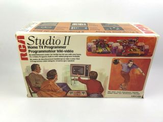 Vintage RCA Studio II Home TV Programmer with 7 Games In boxes 8