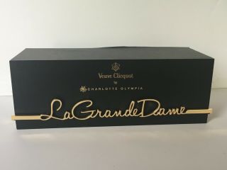 Veuve Cliquot La Grande Dame By Charlotte Olympia Jewelry Box.  No Bottle