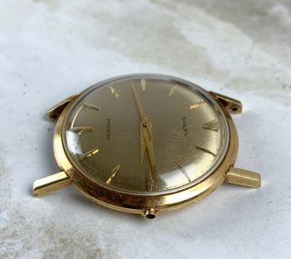 Vintage Rolex Precision Wristwatch 18kt yellow gold FOR REPAIR NR Ref.  9971J 6
