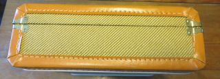 Rare Vintage Fender Deluxe Real Tolex Tweed Guitar Case Style Briefcase 6