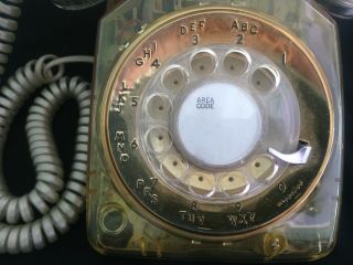 Vintage WESTERN ELECTRIC CLEAR 500 SERIES Telephone RARE Hard to Find 2