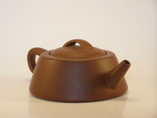 A Rare Yixing Purple Sand Teapot - Mid 20th C - " Zhong Guo Yixing " Mark