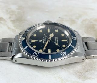 Vintage Rolex Submariner Dive Wristwatch Ref.  5513 Meters First NR 5