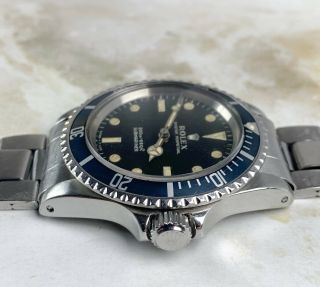 Vintage Rolex Submariner Dive Wristwatch Ref.  5513 Meters First NR 6