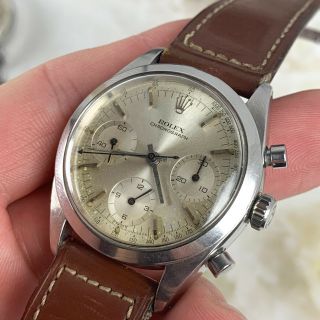 Vintage Rolex Pre - Daytona Cosmograph Chronograph Watch Ref.  6238 Valjoux 72 NR 5