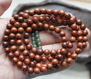 100 Natural Hainan Huanghuali Preyer Buddha Beads Necklace / Bracelet,  8mm 108颗