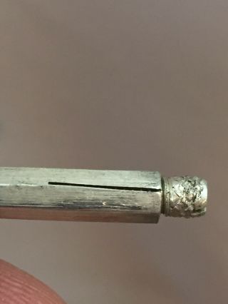 Vintage STERLING SILVER EVEREST Lift Arm Pocket Lighter Design Smaller Size 8