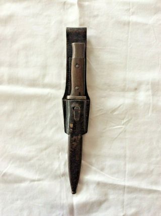 Ww2 German Bayonet,  S84/98,  Bayonet With Scabbard And Frog,  " J.  A.  Henckles "