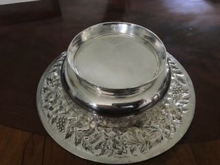 Tiffany Sterling Silver 19th Century Repousse Covered Butter Dish 7