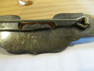 U.  S.  Pilot Wings Theater made (England) Marked Silver (Note pin type) 3