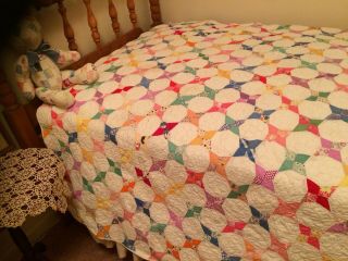 Vintage Twin Quilt (billy Graham Slept On It When Visiting Iowa 1945?)