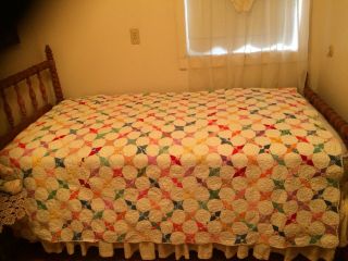 Vintage Twin Quilt (Billy Graham Slept On It When Visiting Iowa 1945?) 3