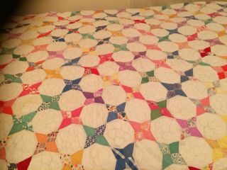 Vintage Twin Quilt (Billy Graham Slept On It When Visiting Iowa 1945?) 5