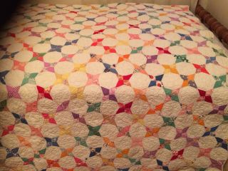 Vintage Twin Quilt (Billy Graham Slept On It When Visiting Iowa 1945?) 6