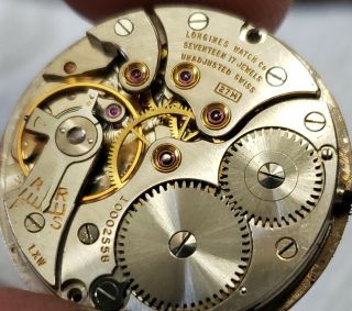 Fantastic Mens Vintage 14k Solid Gold Longines Wristwatch 10