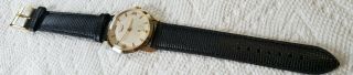 Fantastic Mens Vintage 14k Solid Gold Longines Wristwatch 5