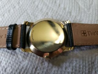 Fantastic Mens Vintage 14k Solid Gold Longines Wristwatch 7