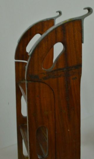Vintage Mahogany Folding Boarding Boat Ladder Chris Craft 6