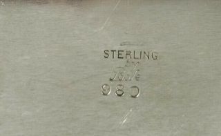Poole Sterling Tea Set Tray c1950 Crest of Windsor - 150 Oz. 7