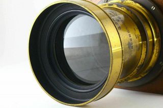 [Super Rare] ROSS London No.  3 CABINET 300mm f/3.  5 Portrait Brass Lens JAPAN 5299 2