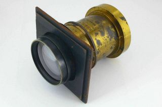 [Super Rare] ROSS London No.  3 CABINET 300mm f/3.  5 Portrait Brass Lens JAPAN 5299 4