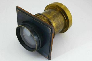 [Super Rare] ROSS London No.  3 CABINET 300mm f/3.  5 Portrait Brass Lens JAPAN 5299 5