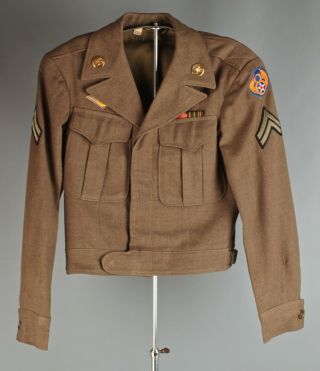 Vtg Wwii 1940s 8th Us Army Air Force Ike Jacket 32 Xs 40s Ww2 Uniform 6662
